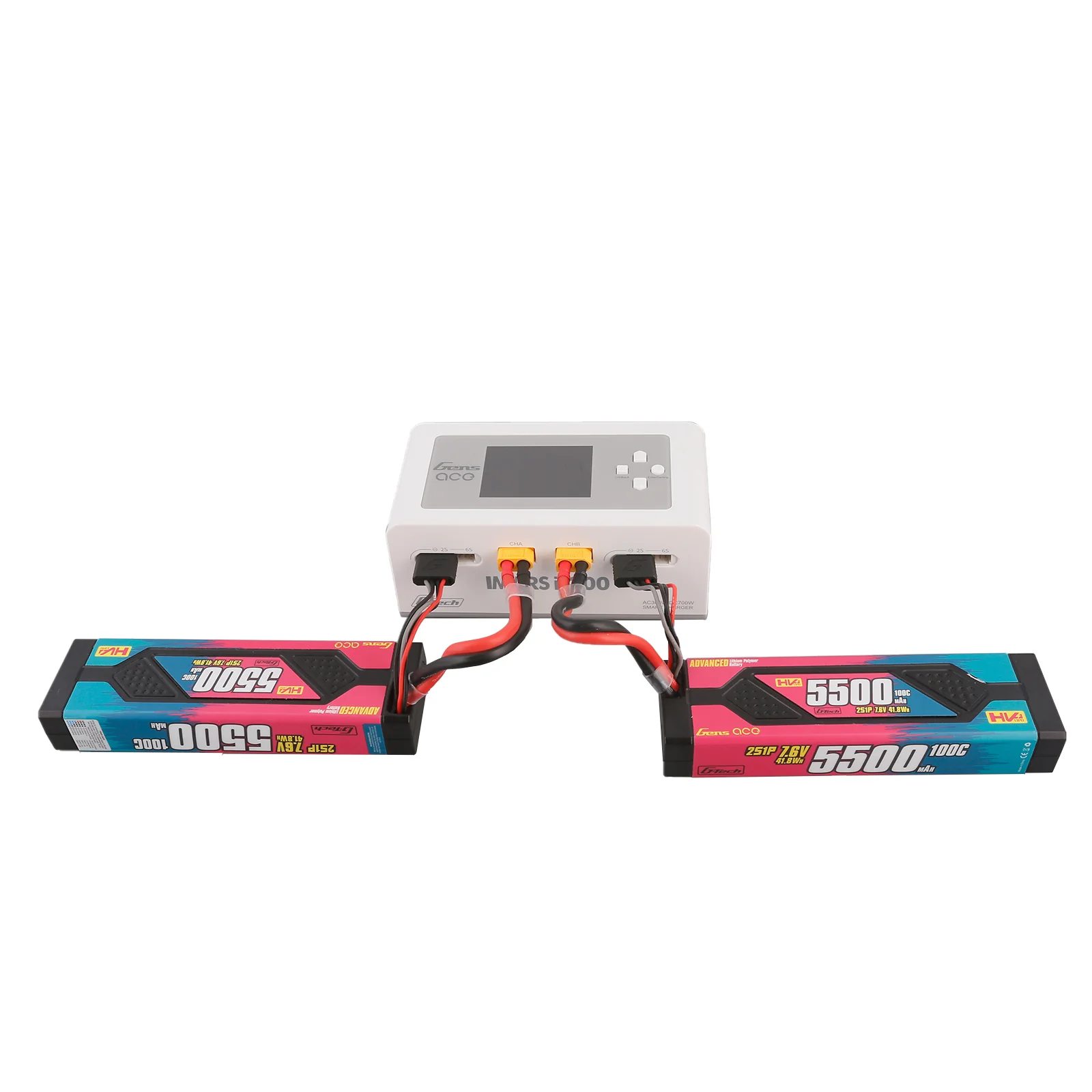 Gens ace iMars D300 G-Tech Channel AC/DC 300W/700W RC Battery Charger-EU White - Image 5